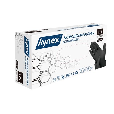 Gant Hynex nitrile L noir 3,5g 100 pièces