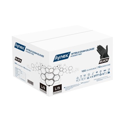 Gant Hynex nitrile L noir 3,5g 100 pièces