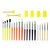 Set brosses et pinceaux Conda 25 pièces