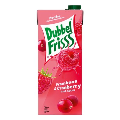 Boisson fruité DubbelFriss framboise cassis pak 1500ml