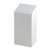 Afvalbak Vepa Bins met pushdeksel 50 liter metaal wit