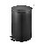 Pedaalemmer Vepa Bins 12 liter zwart
