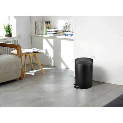 Pedaalemmer Vepa Bins 12 liter zwart