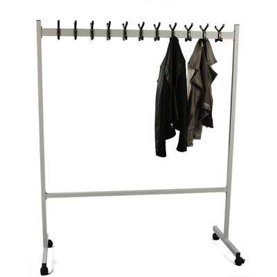 Vestiaire mobile Vepa Bins 11 crochets argent