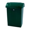 Boîte à lettres Vepa Bins avec rabat plastique vert Photo