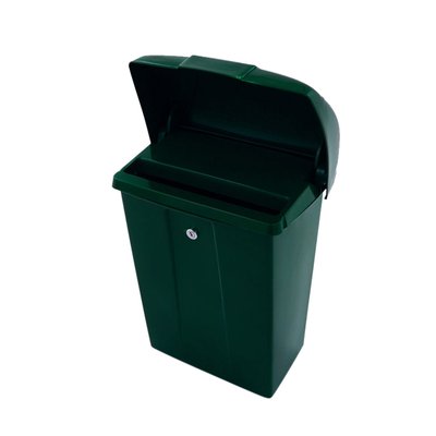 Boîte à lettres Vepa Bins avec rabat plastique vert