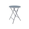 Table haute BRASQ 80cm BT100 gris Photo