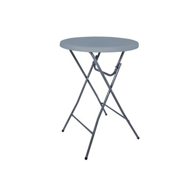 Table haute BRASQ 80cm BT100 gris