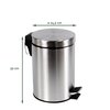 Pedaalemmer BRASQ 12 liter rvs foto