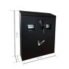 Cendrier mural BRASQ 32x26cm noir Photo