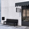 Cendrier mural BRASQ 32x26cm noir Photo