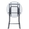 Statafel BRASQ 80cm BT100 wit foto