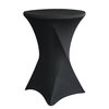 Housse BRASQ pour table haute 80cm noir Photo