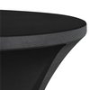 Housse BRASQ pour table haute 80cm noir Photo