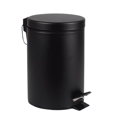 Pedaalemmer BRASQ 20 liter zwart