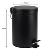 Pedaalemmer BRASQ 20 liter zwart foto