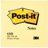 Cube notes 3M Post-it 636B 76x76mm jaune canari 450 feuilles Photo