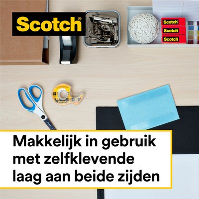Ruban adhésif Scotch Magic 665 double face 19mmx33m