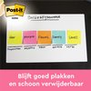 Memoblok 3M Post-it 655 76x127mm Energetic Colours 6 stuks foto