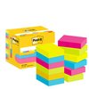 Memoblok 3M Post-it 653 38x51mm neon assorti kleur 12 stuks foto