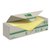 Memoblok 3M Post-it 654 76x76mm recycle geel 18 + 6 gratis