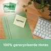 Memoblok 3M Post-it 654 76x76mm recycle geel 18 + 6 gratis foto