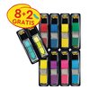 Indextabs 3M Post-it 683 11.9x43.2mm 8 kleuren assorti + 2 sets pijlvorm gratis foto