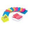 Memoblokdispenser 3M tbv Post-it Z-Note 76x76mm transparant + 12 blok Z-notes foto