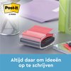 Memoblokdispenser 3M tbv Post-it Z-Note 76x76mm transparant + 12 blok Z-notes foto