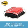 Memoblokdispenser 3M tbv Post-it Z-Note 76x76mm transparant + 12 blok Z-notes foto