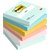 Memoblok 3M Post-it 654 76x76mm Beachside Colour 6 stuks