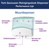 Distributeur chiffon de nettoyage Tork W4 Performance mural plié 654000 blanc/turquoise Photo