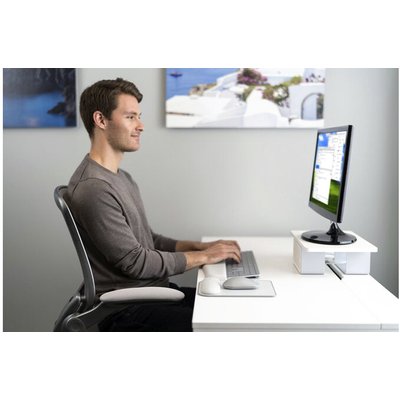 Muismat Kensington ergosoft met polssteun grijs