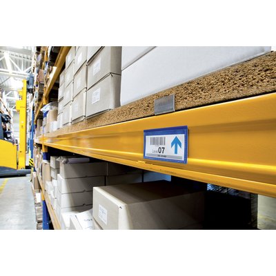 Documenthoes Durable magnetisch 100x38mm blauw 50 stuks