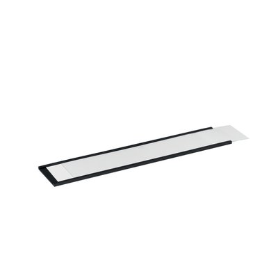 Etikethouder Durable magnetisch 200x40mm antraciet 50 stuks