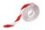 Vloermarkeringstape DURALINE 50mmx30m rood-wit