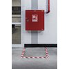 Vloermarkeringstape DURALINE 50mmx30m rood-wit foto