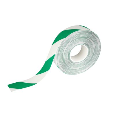 Vloermarkeringstape DURALINE 50mmx30m groen-wit