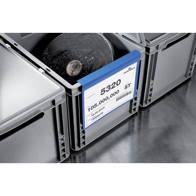 Documenthoes Durable met vouw A5 liggend blauw 50 stuks