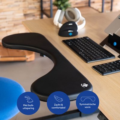 Armsteun R-Go Ergonomisch Zwart