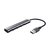 Hub Trust Halyx 4-port USB-A zilver