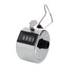 Compteur de personnes Perel avec chiffres de0 à 9999 argent Photo