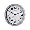 Horloge murale MAULstep Quartz Ø30x5cm plastique Argent/blanc silencieuse Photo
