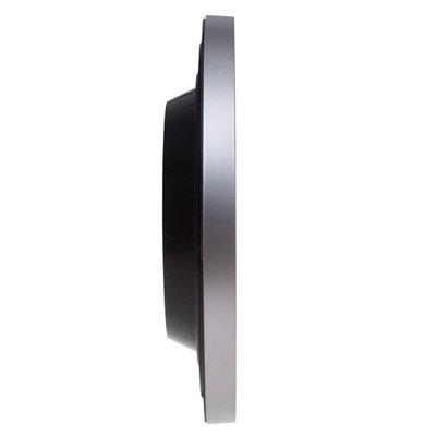 Horloge murale MAULstep Quartz Ø30x5cm plastique Argent/blanc silencieuse