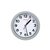 Horloge murale MAULstep RC Ø20x5cm plastique argent/blanc