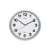 Horloge murale MAULstep Quartz Ø40x5cm plastique Argent/blanc silencieuse Photo