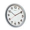 Horloge murale MAULstep Quartz Ø40x5cm plastique Argent/blanc silencieuse Photo