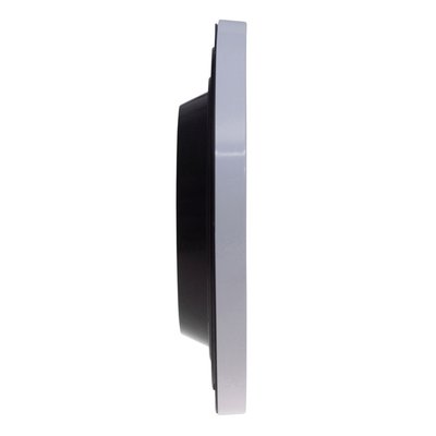 Wandklok MAUL Step RC Ø30x5cm kunststof wit/wit