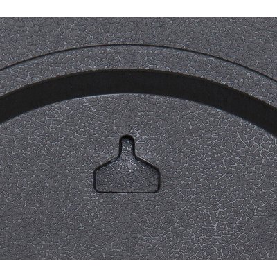 Wandklok MAUL Step RC Ø30x5cm kunststof wit/wit