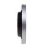 Wandklok MAUL Run RC Ø25x5cm kunststof zilver/wit incl batterij foto